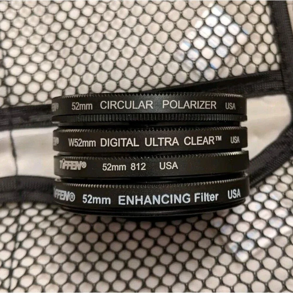 Tiffen 52mm Digital Enhancing 4 Filter Kit Digital Photo Video Camera DIGEFK